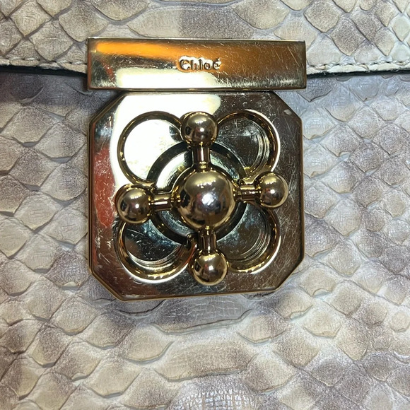 Chloe Python Elsie Bag with Original Authenticity Card and Dust Bag - Picture 5 of 7